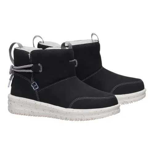 HEYDUDES Camden Bow Boot Youth Cozy – Black online