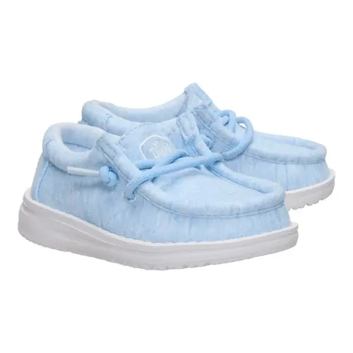 HEYDUDES Wally Toddler Stretch Jersey – Light Blue online