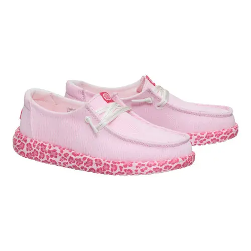 HEYDUDES Wendy Youth Animal Pop – Pink Leopard online