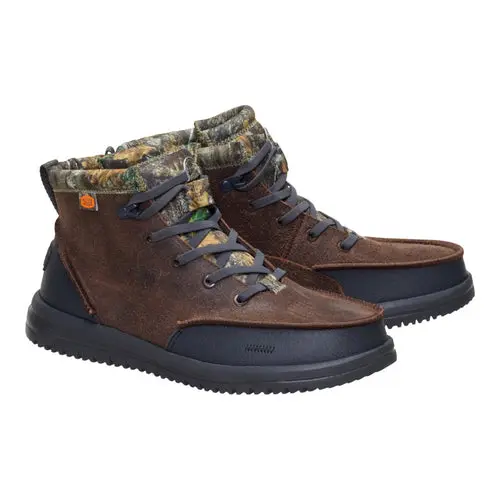 HEYDUDES Bradley Realtree Edge Suede – Mole Brown / Camo online