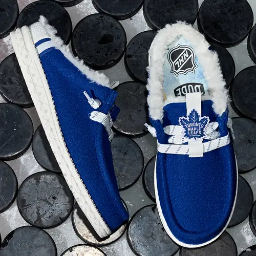 HEYDUDES NHLu00ae Toronto Maple Leafsu00ae Wally Slip – Electric Blue / White online