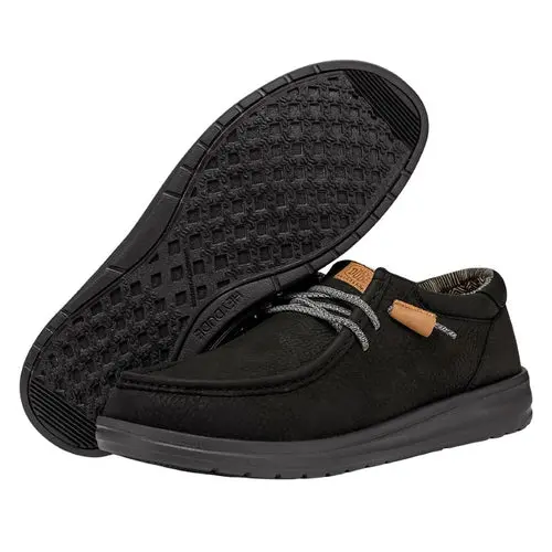 HEYDUDES Paul Craft Leather – Black online