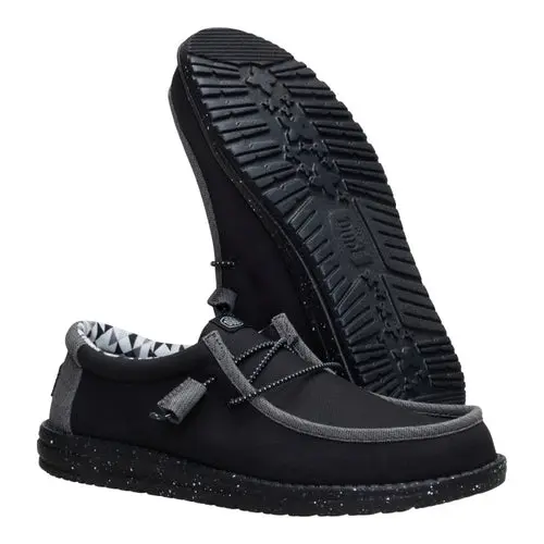 HEYDUDES Wally Ashes – Black / Grey online