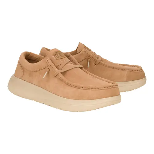 HEYDUDES Wally Comf Suede – Tobacco Brown / Irish Cream online