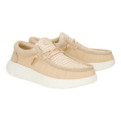 HEYDUDES Wally Comf Woven – Multi / Irish Cream online