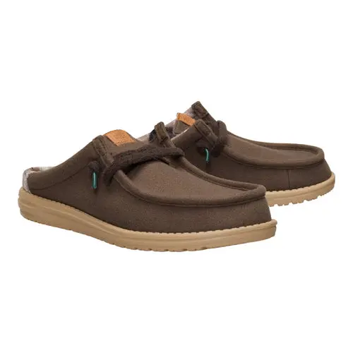 HEYDUDES Wally Slip Cozy Plaid – Major Brown / Multi online