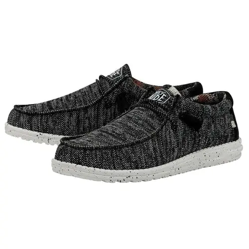 HEYDUDES Wally Sox Stitch – Black White online