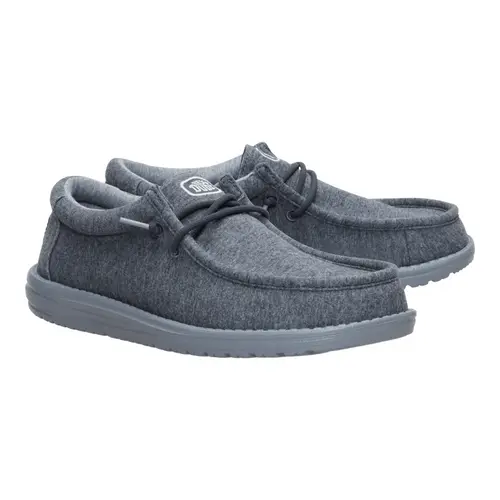 HEYDUDES Wally Stretch Jersey – Charcoal online