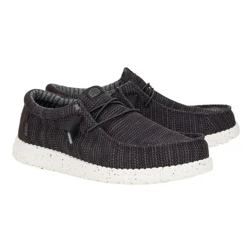 HEYDUDES Wally Stretch Sox Wide – Black / White online