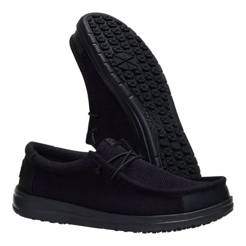 HEYDUDES Wally Work CE Slip Resistant Wide – Black online