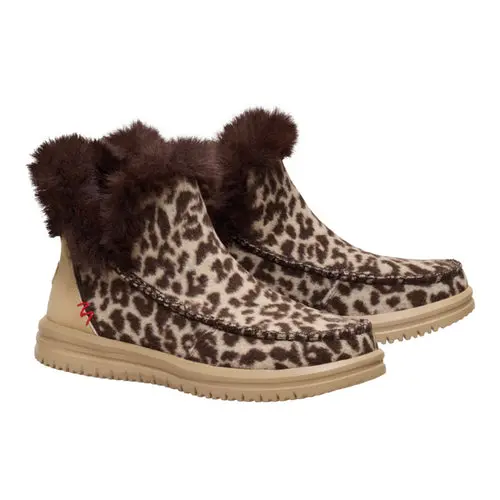 HEYDUDES Camden Brushed Leopard Cozy – Leopard online