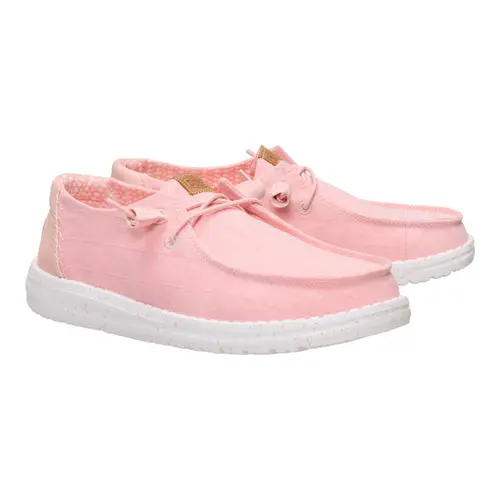 HEYDUDES Wendy Chambray Grid – Pale Pink online