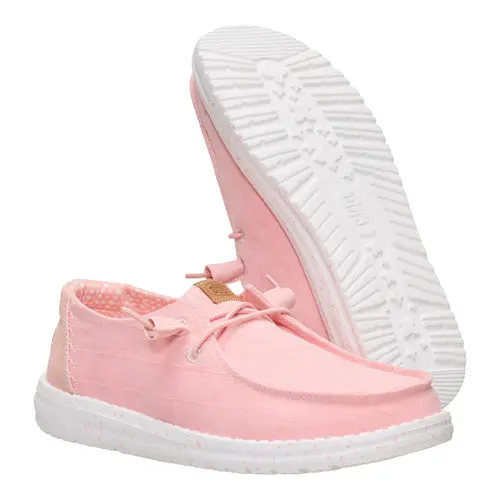 HEYDUDES Wendy Chambray Grid – Pale Pink online