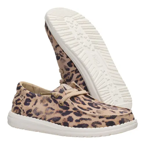 HEYDUDES Wendy Craft Suede – Taupe Leopard online
