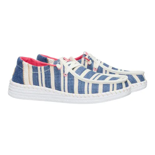 HEYDUDES Wendy Espadrille Coast – Navy/White online
