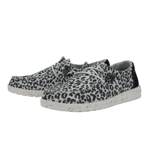 HEYDUDES Wendy Leopard – Black/Grey online
