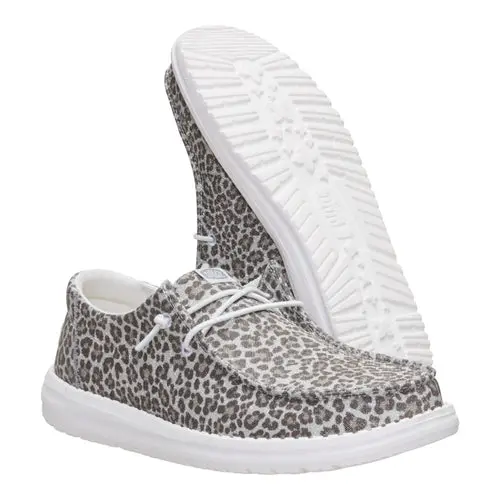 HEYDUDES Wendy Luxe Leo – White/Black online