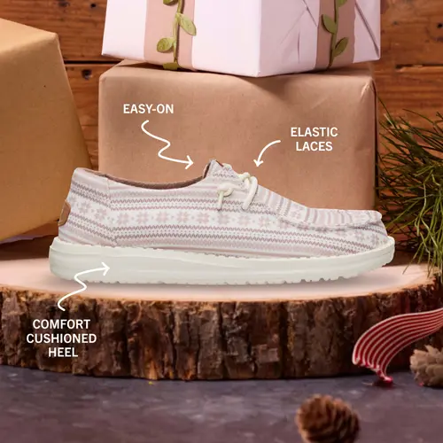 HEYDUDES Wendy Nordic Sweater – Egret/Multi online