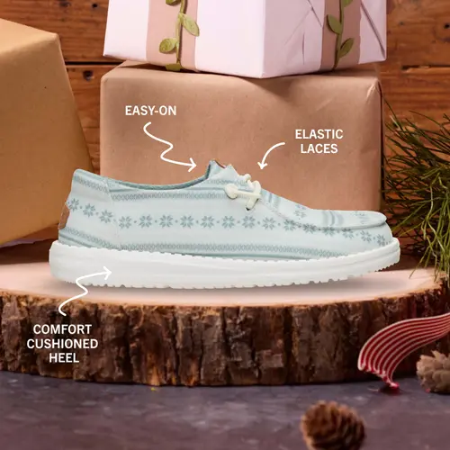 HEYDUDES Wendy Nordic Sweater – Iceberg Green/Multi online