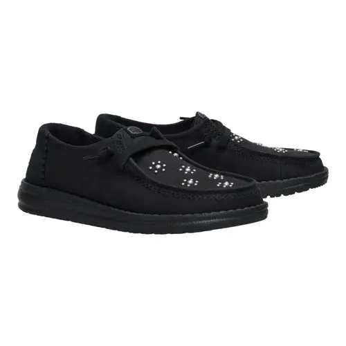 HEYDUDES Wendy Star Stud – Black/Black online