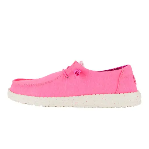 HEYDUDES Wendy Stretch Canvas – Neon Pink online